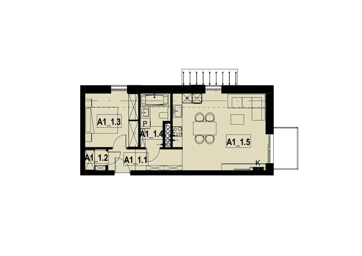 Nowe Mieszkania Winda Bloki  w Koszęcinie od 43m2 - Pełny obrazek: 3/15