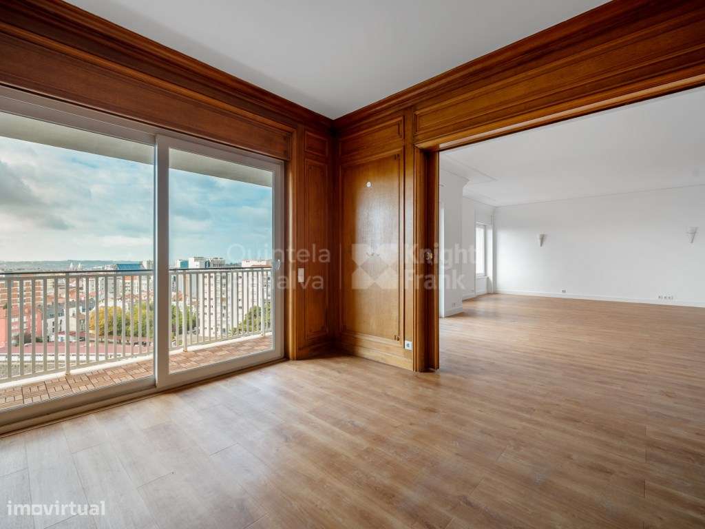 Apartamento T4+1 para arrendar, com vista rio nas Amoreiras - Grande imagem: 4/30