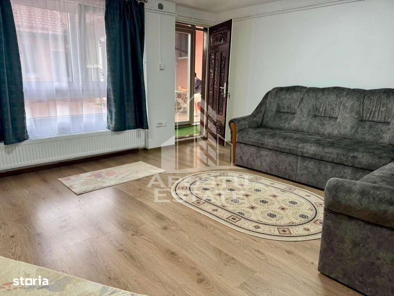 Apartament 2 camere,la casa,curte comuna,zona Dambovita - Imagine principală: 2/12