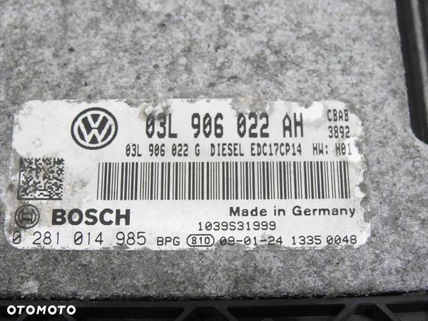 ZESTAW STARTOWY VW GOLF VI 2.0 TDI 03L906022AH - 12