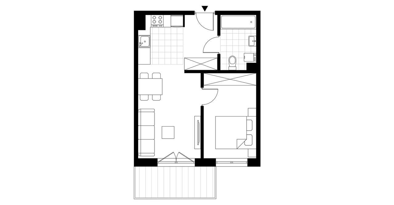 Apartamenty Książęce  | mieszkanie 2-pok. | 5 - Pełny obrazek: 4/9