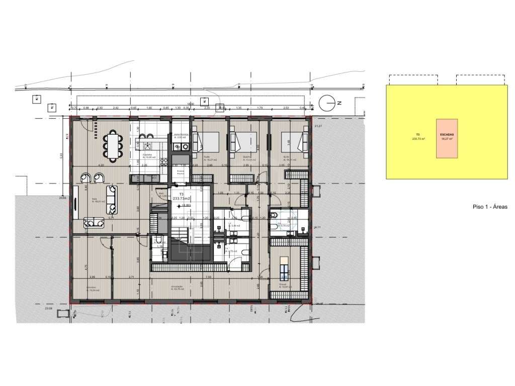 Apartamento T3 + 1 de grandes dimensões em Coina - Barreiro - Grande imagem: 2/10