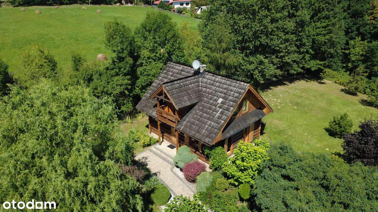 Dom z bali | Piękna działka 30a | Wola Wieruszycka gm. Łapanów-6