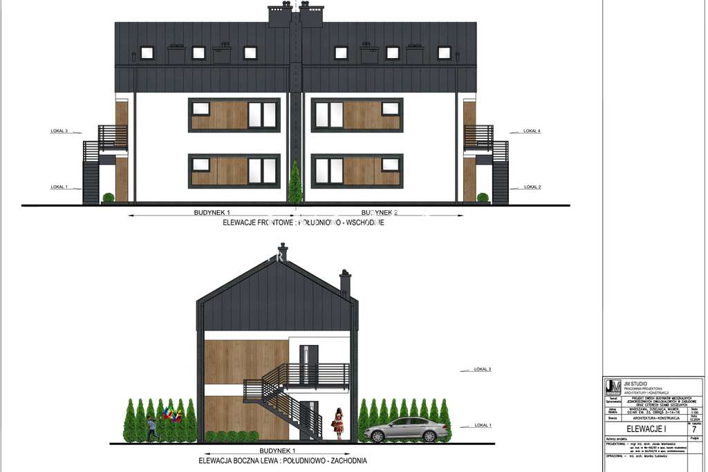 Działka inwestycyjna z projektem 4 lokale po 60m2