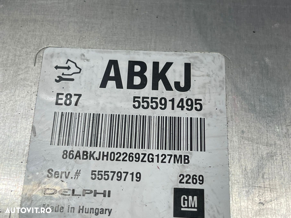 Kit Pornire ECU Calculator Motor Cip Cheie Imobilizator Ceas Bord Opel Astra J 1.7 CDTI 2009 - 2015 Cod 55591495 55579719 [2899] [2900] [2901] - 6