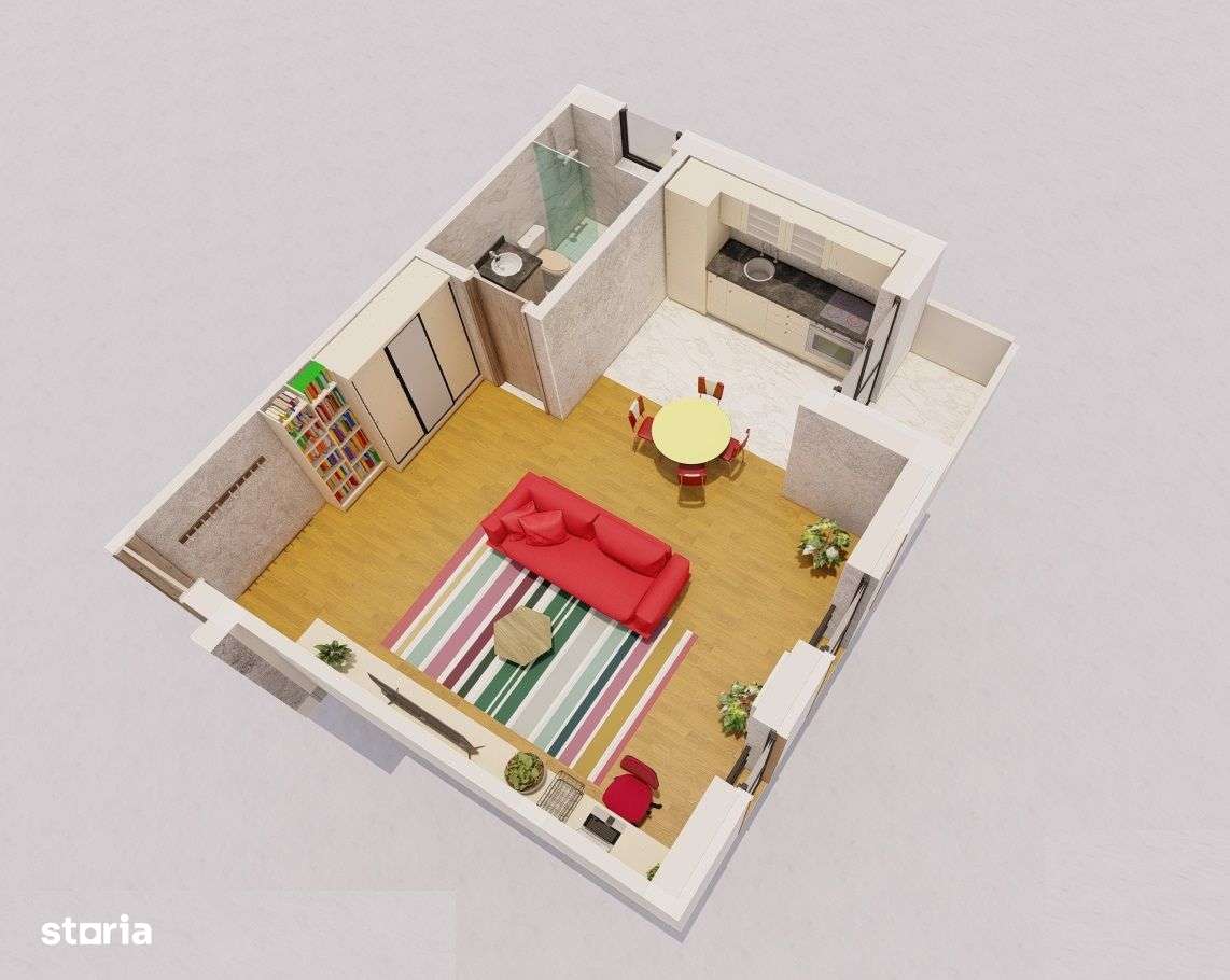 IMI Residence - Comision 0 - Apartament cu o camera, 38 mp - Imagine principală: 5/11