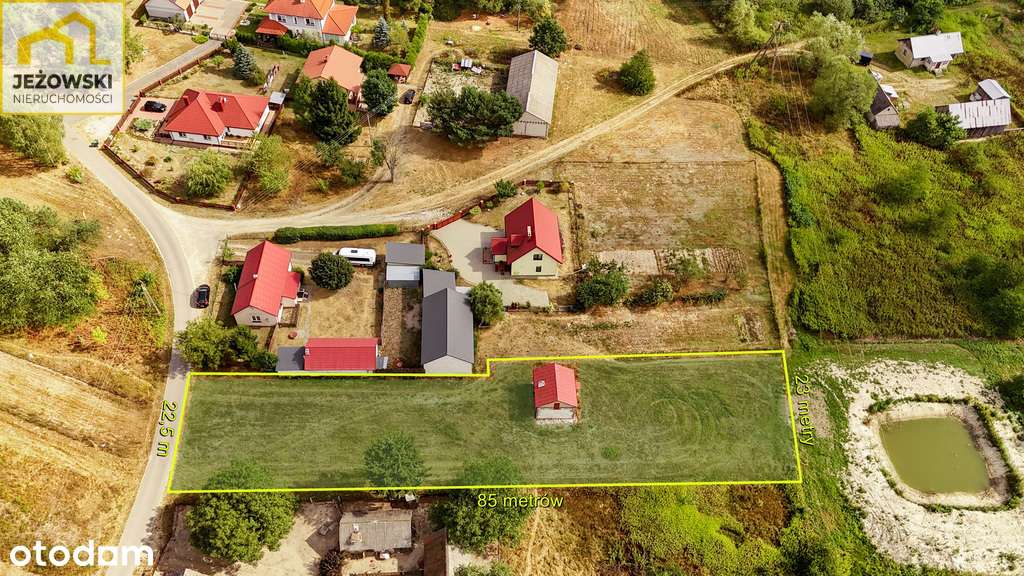1800mkw działka z domkiem,Uściąż 6km od Kazimierza - Pełny obrazek: 4/14