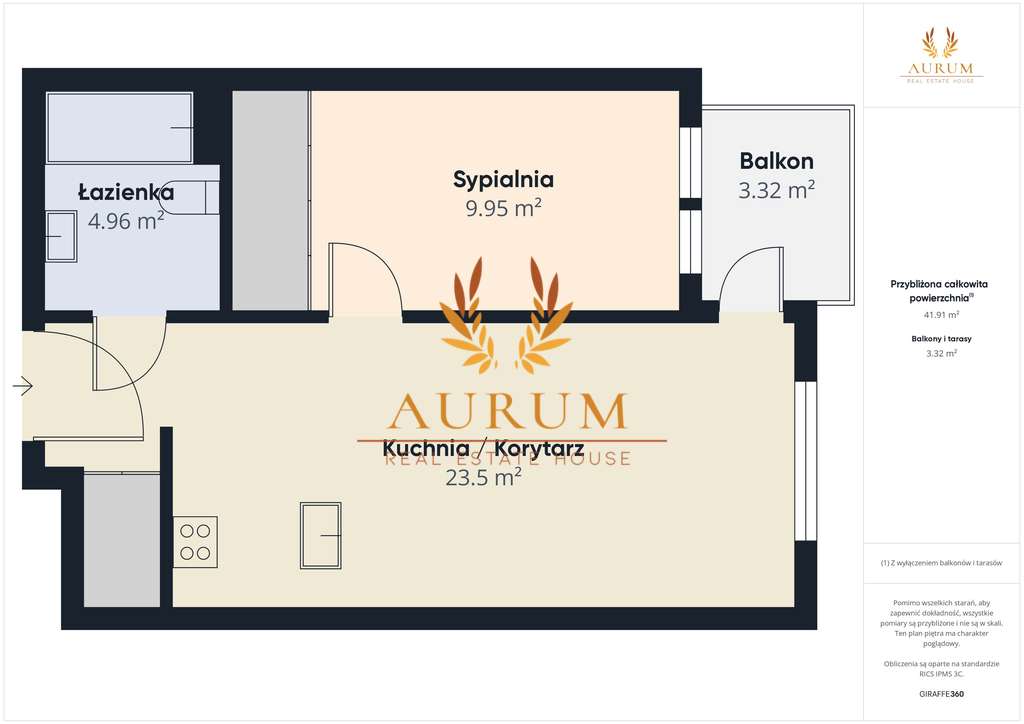 Piękne nowe 2 pokojowe mieszkanie-6