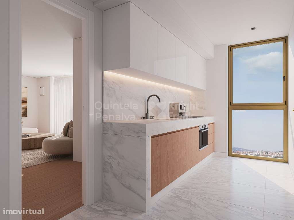 Apartamento T2 com varanda e garagem, Av. Duque D'Ávila - Grande imagem: 3/20