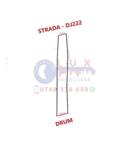 ID 7760 Teren INTRAVILAN - Comuna MURIGHIOL - deschidere la DJ222