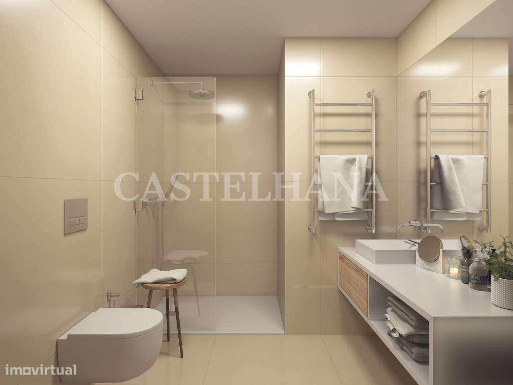 Apartamento T3 com área exterior em novo empreendimento na Prelada - Grande imagem: 5/38