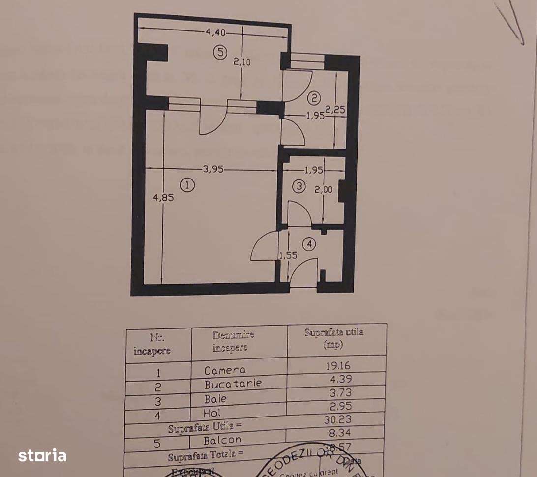 garsoniera Eremia Grigorescu, et 1/6,38mp,mobilata, 72000euro-9