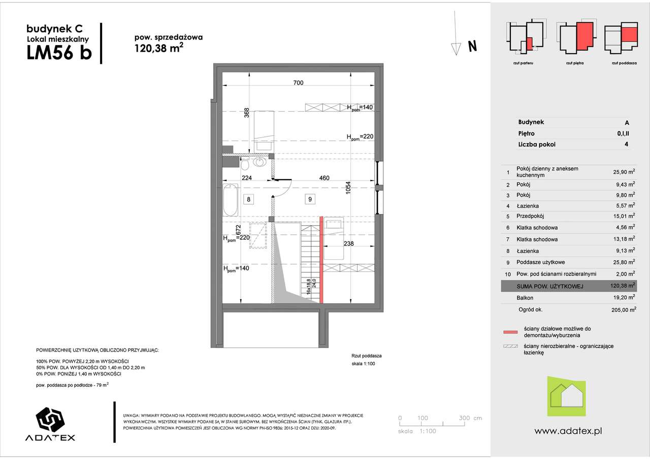 Zielona Podkowa | mieszkanie 56_b - Pełny obrazek: 2/24