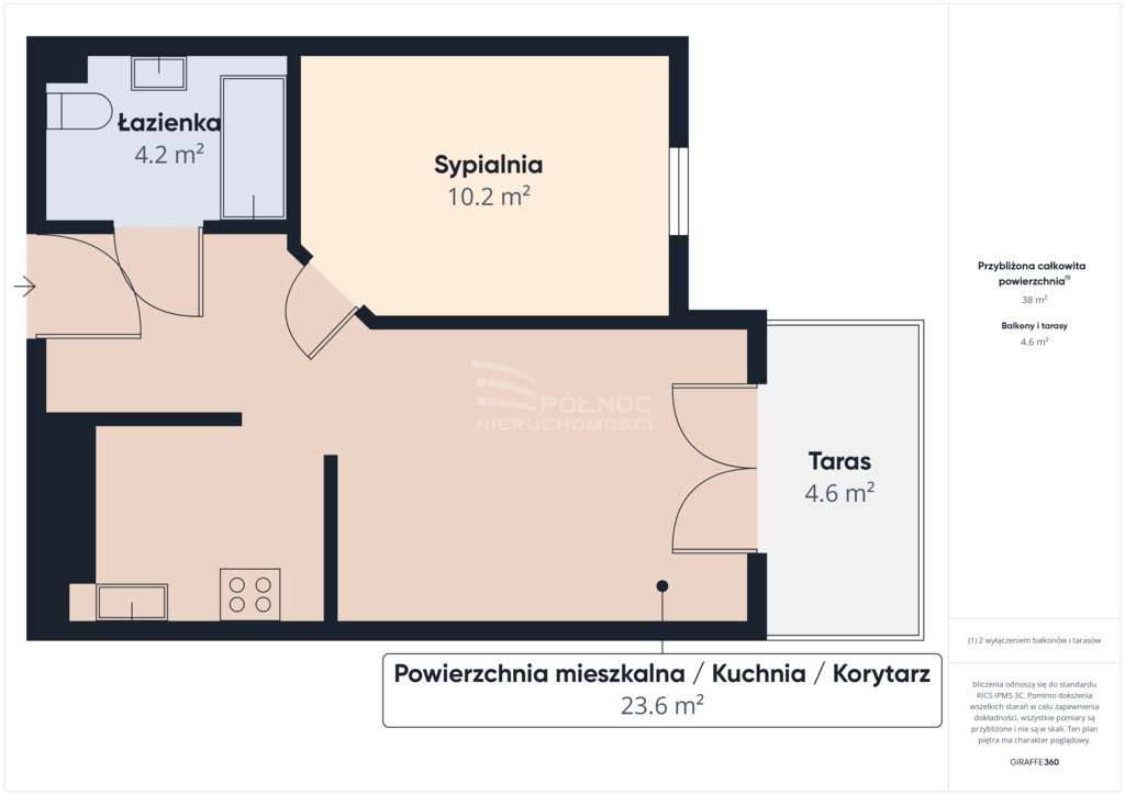 2-pok mieszkanie z OGRÓDKIEM | 37 m2-10