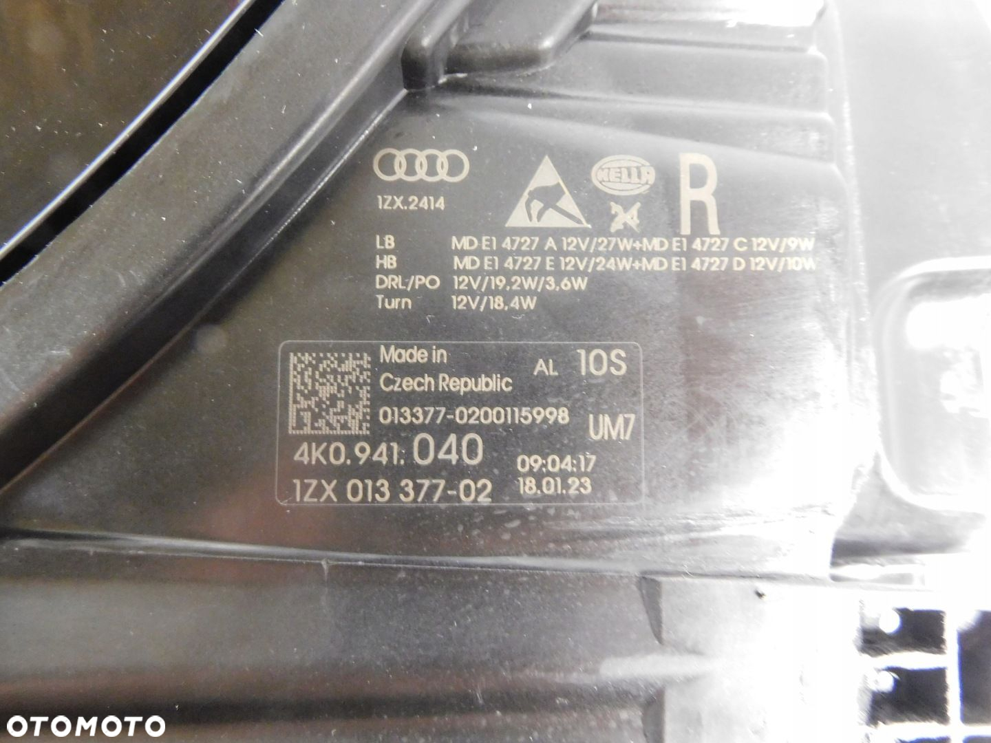 AUDI A6 C8 4K LAMPA PRAWA LEWA FULL LED 4K0941040 - 11