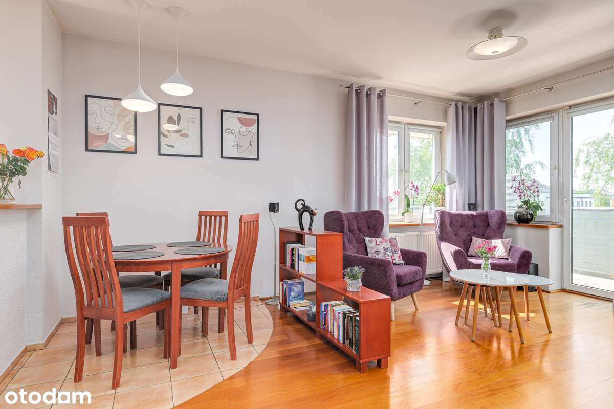 3-pokoje  z balkonem i kominkiem | Strzeżone osiedle | Wawer-6