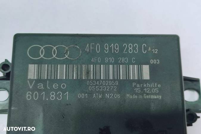 Modul senzor parcare 4F0919283C Audi A6 4F/C6  [din 2004 pana  2008] seria - 3