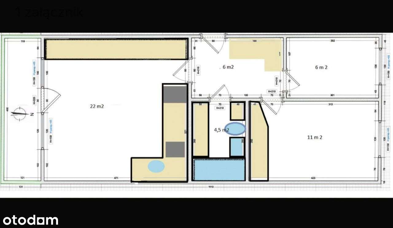 Mieszkanie 3-pokojowe osiedle Świerczewo-1