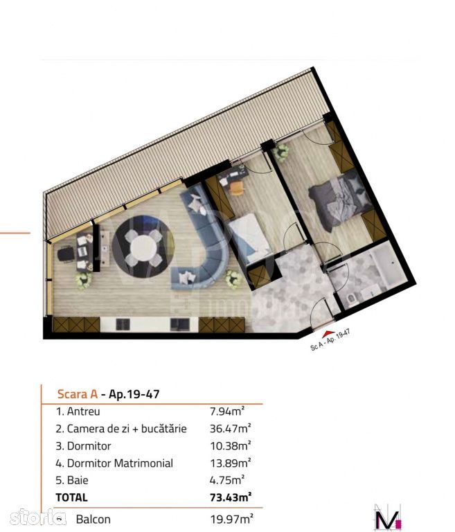 Apartament 3 camere de vanzare in Sopor, Cluj Napoca