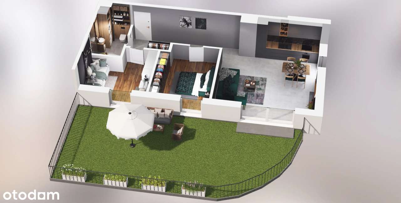 Apartament z ogródkiem | Wyjątkowa inwestycja tuż przy parku-5