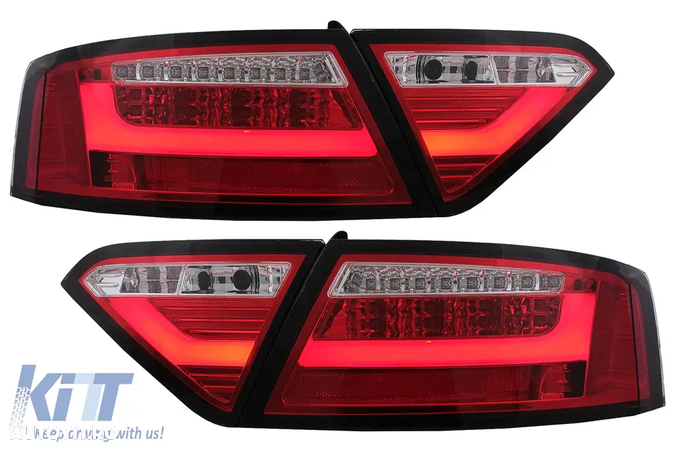 Stopuri LED Audi A5 8T Coupe Cabrio Sportback (2007-2009) Rosu Clar - 1