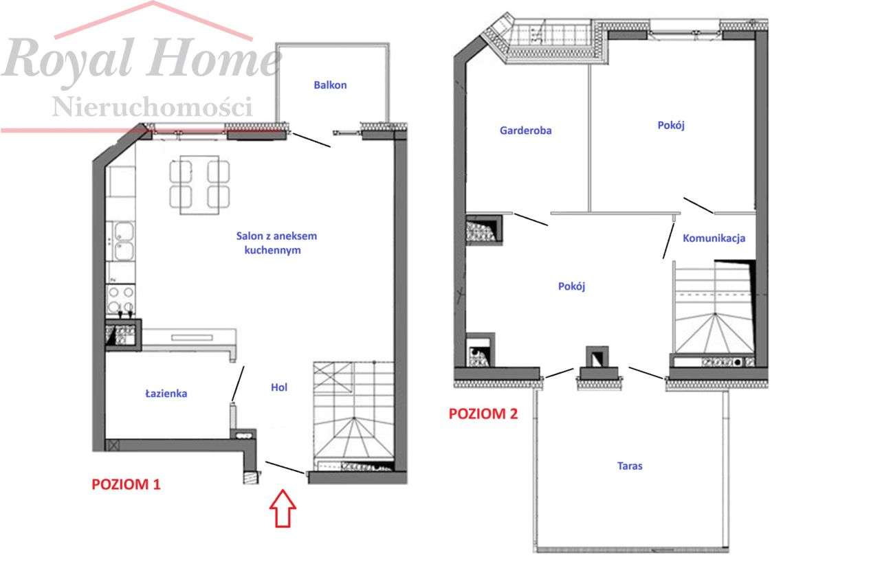Nowoczesne, w wysokim standardzie 3 pok z tarasem.-14