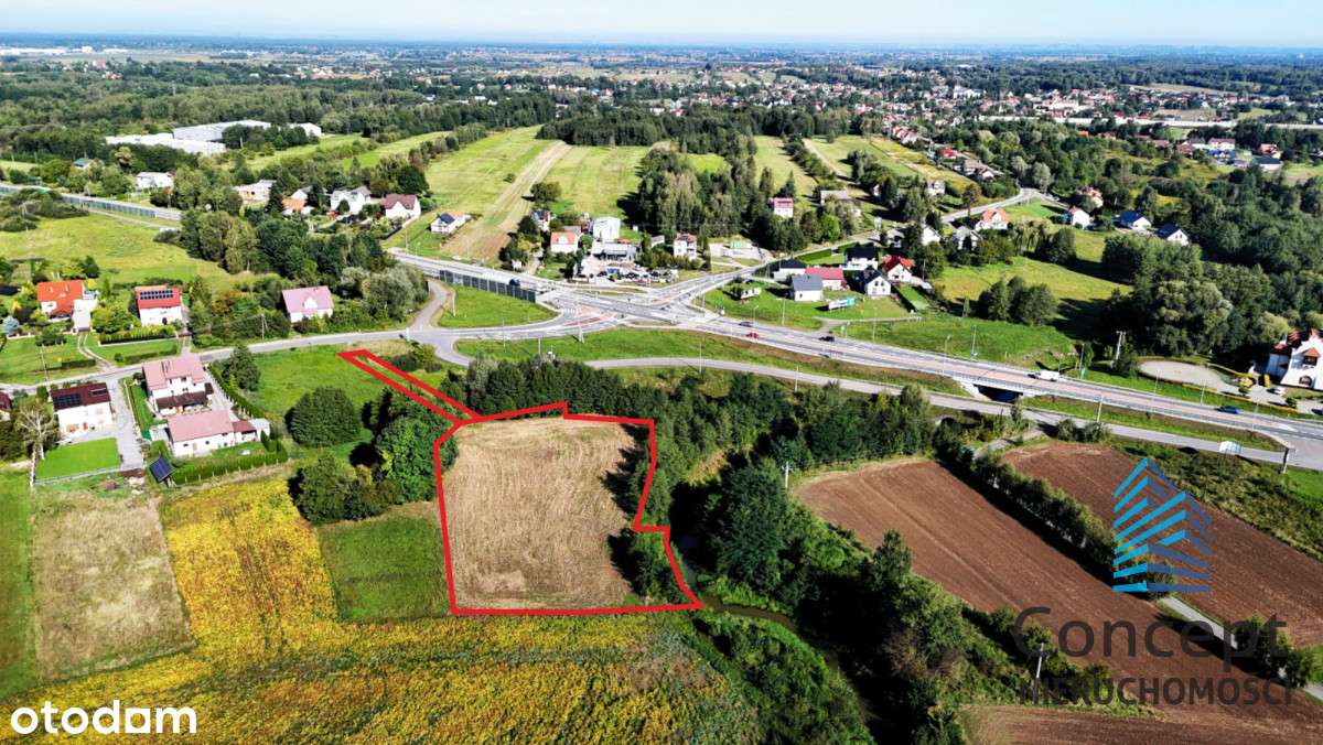 Działka budowlana 45 arów – Łazy-1