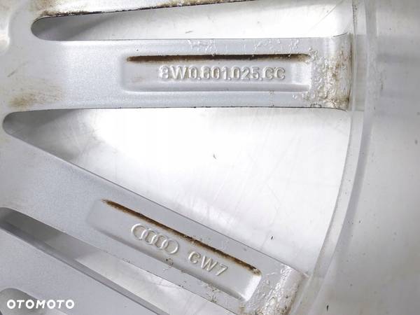 FELGA KOŁO ALUFELGA R19 AUDI A4 B9 A5 F5 8W 5X112 8.5J ET32 8W0601025CC - 9