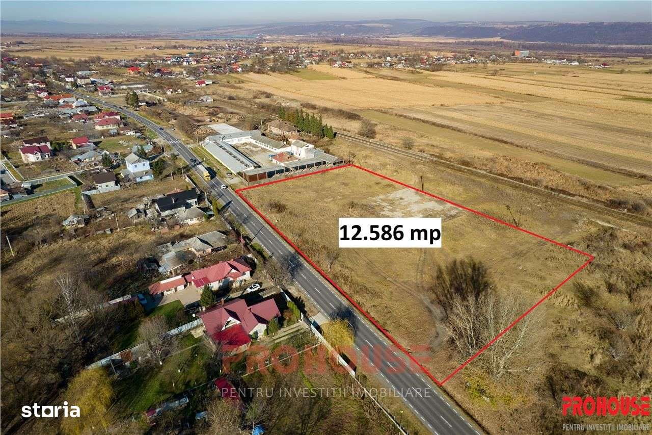 Teren 12.586mp - DN15 - Bacau - Buhusi - deschidere 162ml - posibilita - Imagine principală: 1/4