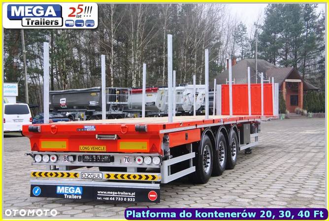 Inny 20, 30, 40 Ft - Kontenerowa z podłogą i ADR MEGA Trailers ! - 2