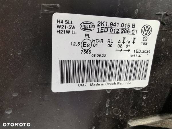 VW CADDY LIFT 2015 LAMPA PRZEDNIA LEWA 2K1941015B - 7