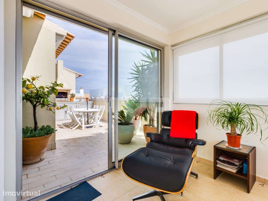 Apartamento T3 Duplex com terraço superior vista Ria em Faro-21