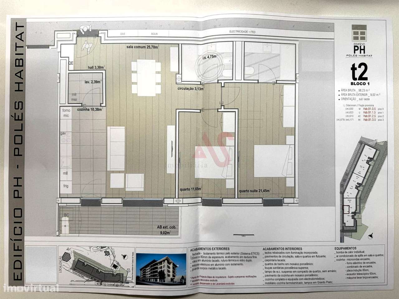 Apartamento T2 novo no centro de Vizela-13