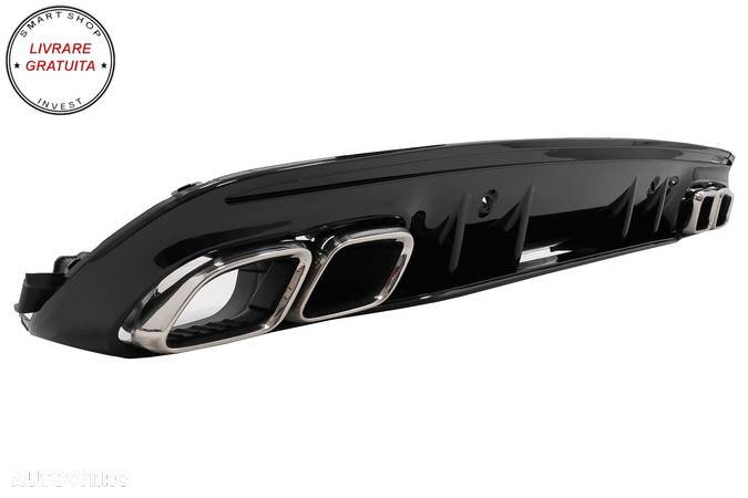 Difuzor Mercedes C-Class W205 S205 (2014-2020) C63S Design cu Ornamente pentru bar- livrare gratuita - 4