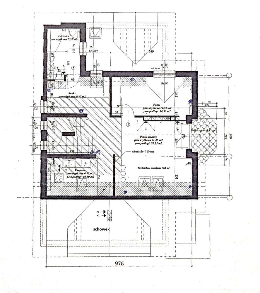 Wieliczka mieszkanie 76 m2 z antresolą-13