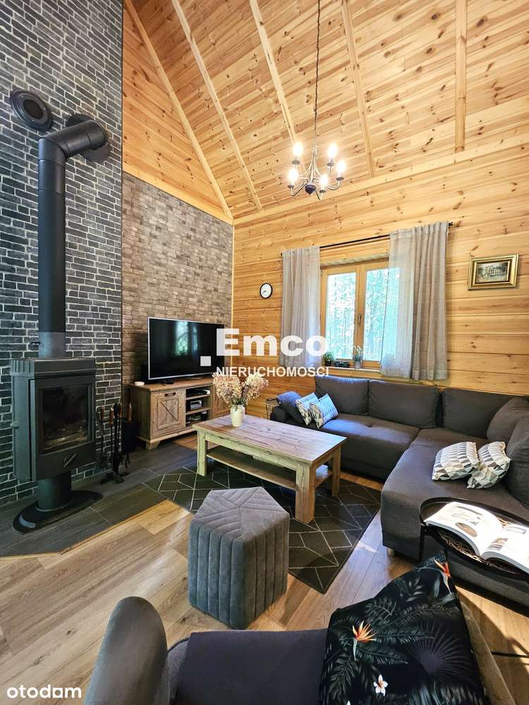 Klimatyczny dom 187 m2, na pięknej, zalesionej działce 5000 m2-5