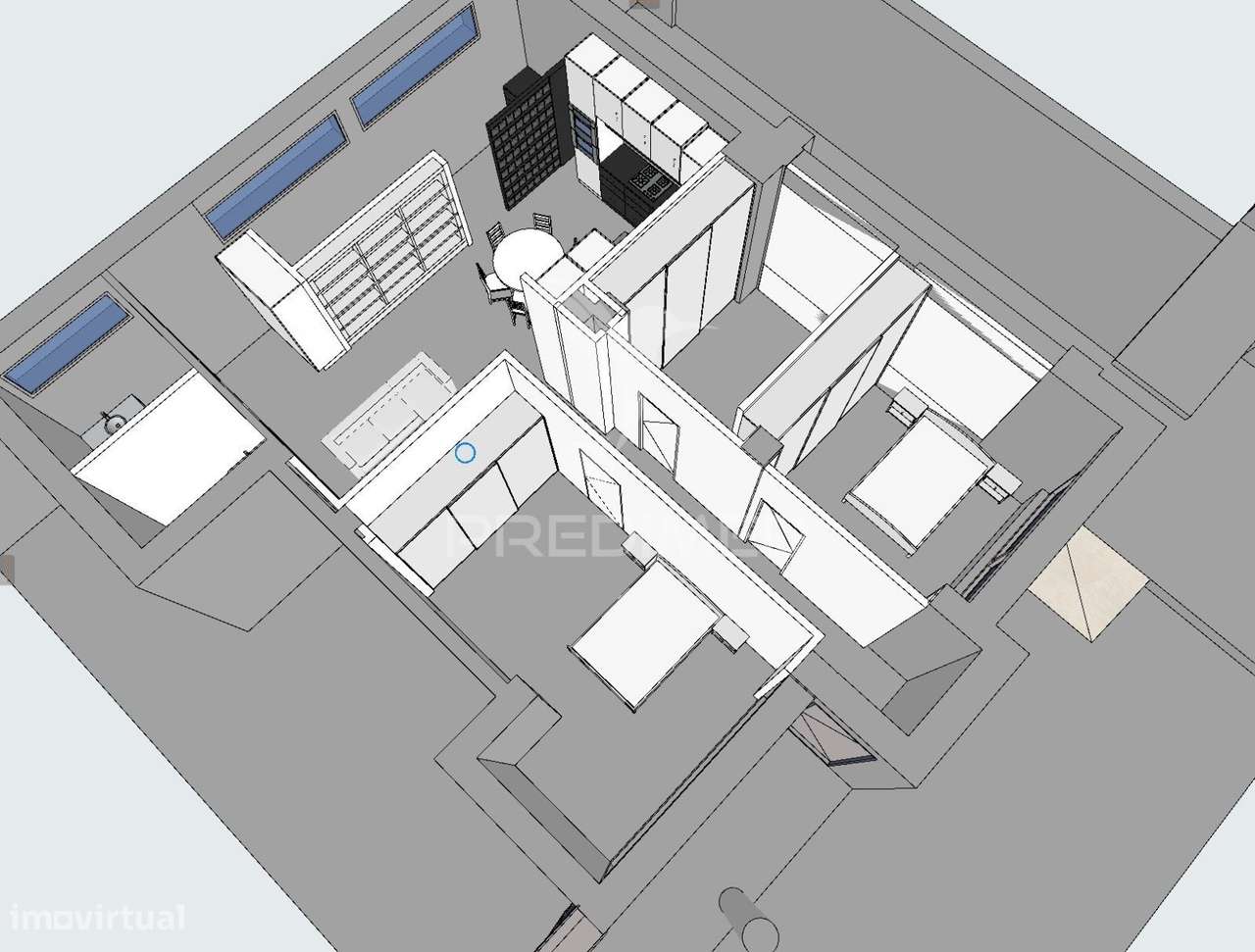 T2+1 Moderno, Mobilado e Equipado | Design Contemporâneo e Pronto a...-2