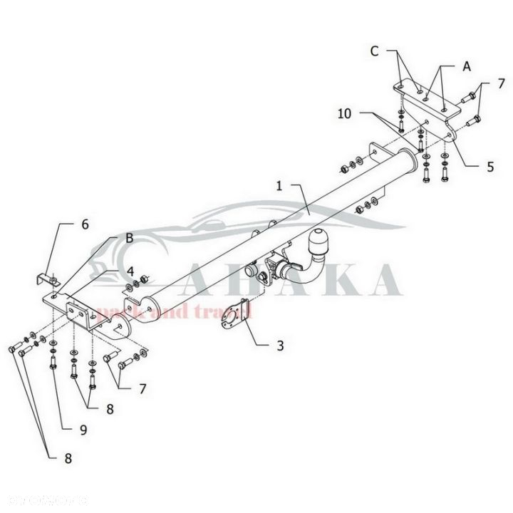 Hak Holowniczy Automat Do Nissan Primera Sedan, Hatchback 1990-1996 - 2