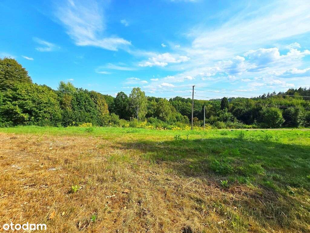 Działka bud. 16ar z ładnym widokiem - Siepraw - Pełny obrazek: 4/5