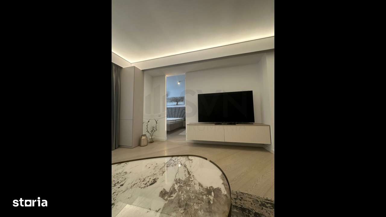 Apartament Premium 2 camere I Cortina North Piperai  Parcare inclusa - Imagine principală: 5/12