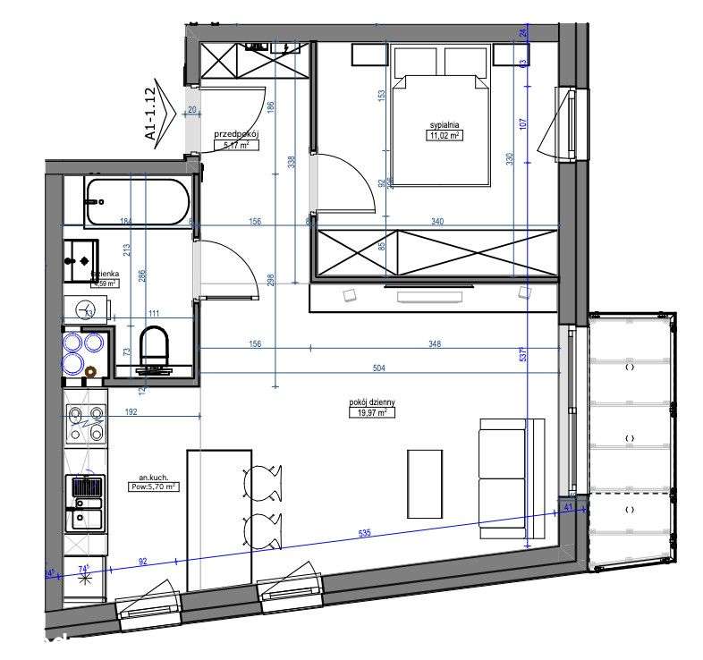 2 pokoje, przestronne, tramwaj, zielona okolica-1