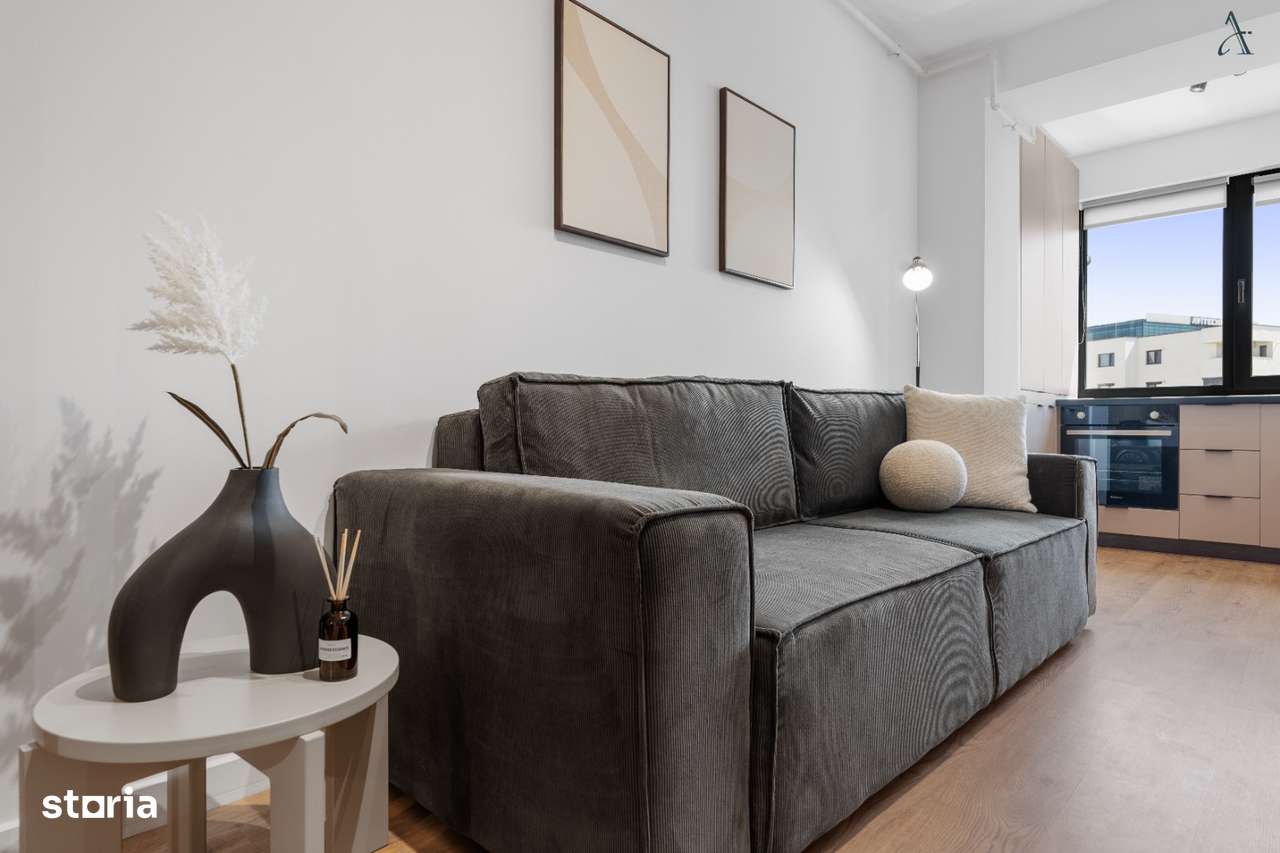 Apartament cu 2 camere mobilat cu designer - Ivory Residence - Imagine principală: 2/12