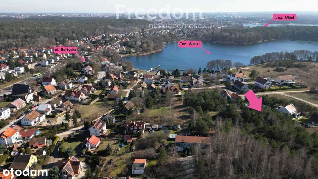 Urokliwa działka nad Jeziorem Ukiel - Pełny obrazek: 3/9