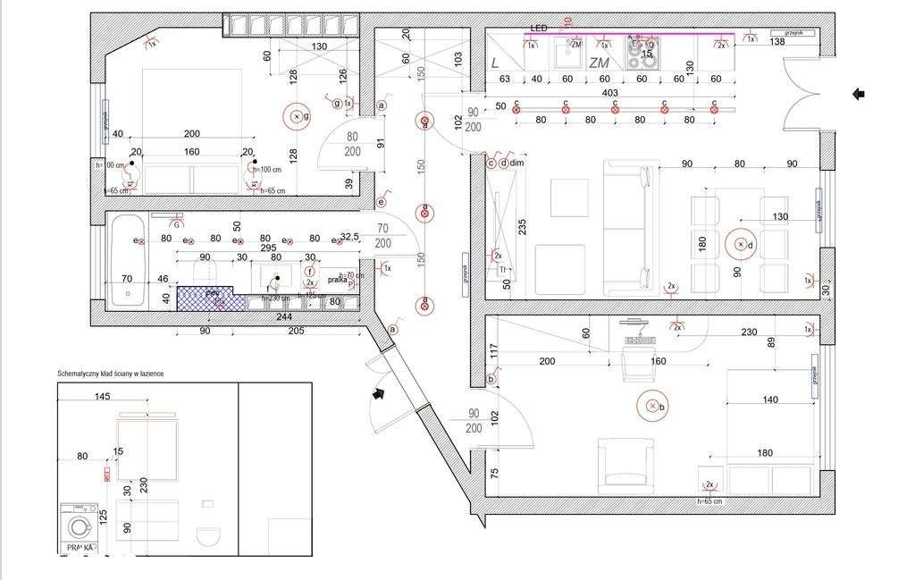 3-pok mieszkanie, 68m2, na sprzedaż, Poznań, Wilda-15