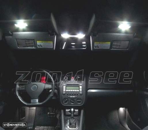 KIT COMPLETO 15 LAMPADAS LED INTERIOR PARA VOLKSWAGEN VW GOLF PLUS 05-09 - 2