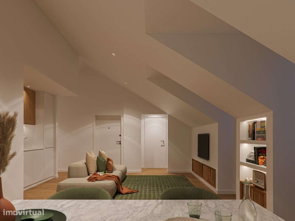 Apartamento com vista num condomínio com Jardim e piscina Arroios-19