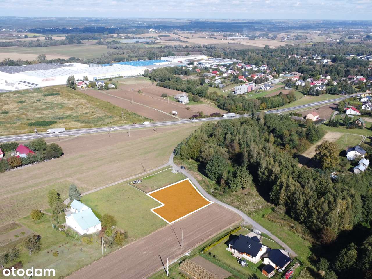 Działka z pozwoleniem na budowę  - 1278m² | Podgrodzie (gm. Dębica) - Pełny obrazek: 4/5