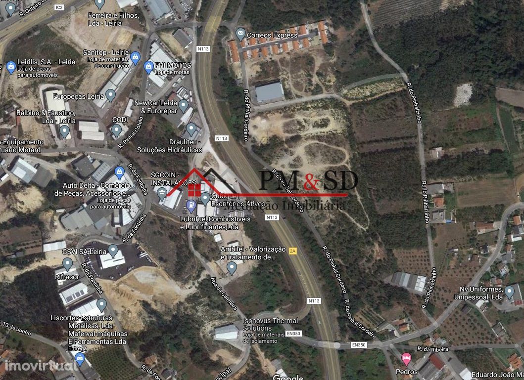 Vende-se terreno Industrial - 3350 m2 - Leiria