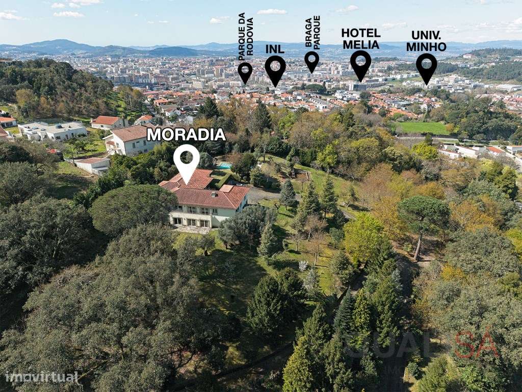 Moradia com piscina, jardim e bosque localizada na Encosta do Bom J...-54