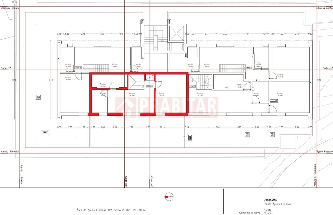 APARTAMENTO T2 NOVO COM SÓTÃO, TERRAÇO E GARAGEM - CONDEIXA-9